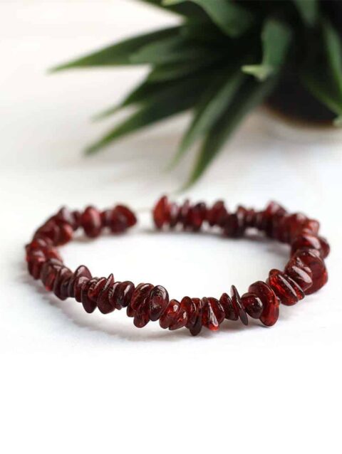 Amber Chips Stone Bracelet