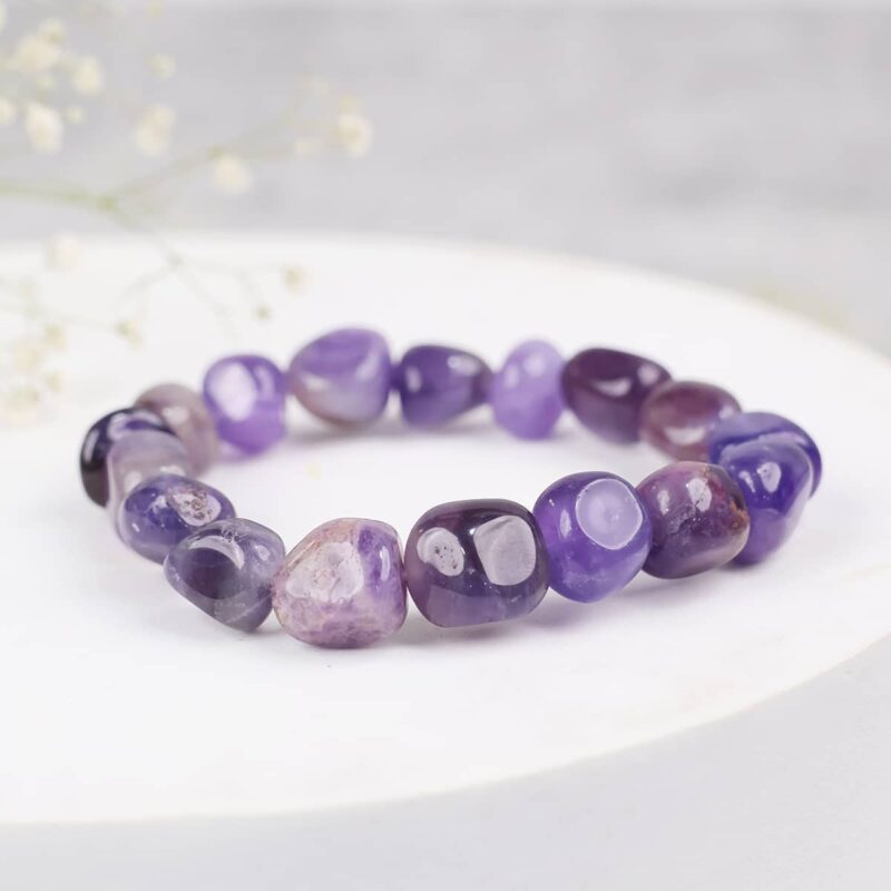 Amethyst Tumble Bracelet