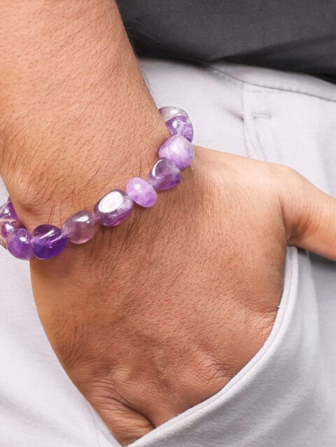 Amethyst Tumble Bracelet