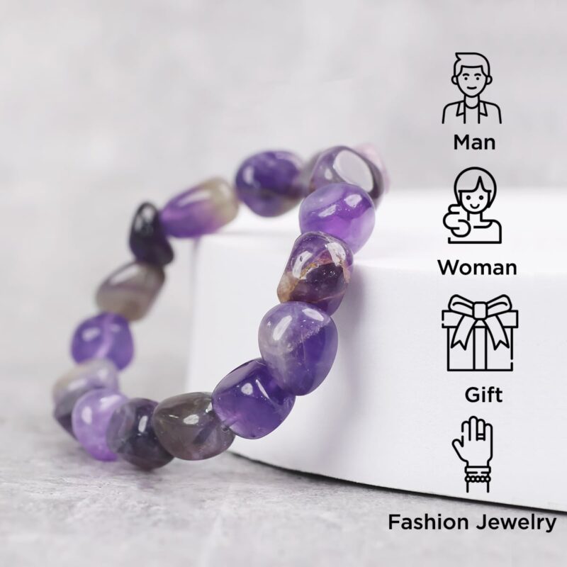 Amethyst Tumble Bracelet