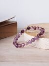 Ametrine Crystal 8mm Round Beads Bracelet