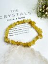 Citrine Chips Elastic Bracelet