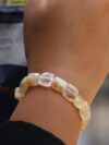 Shop Citrine Square Cute Shape Beads Bracelet