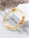 Shop Citrine Faceted Tube Beads Stone Bracelet