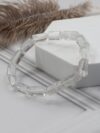 Shop Clear Quartz Faceted Tube Beads Stone Bracelet