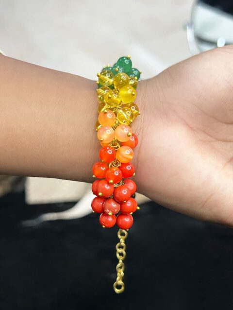 Natural Crystal Beads 7 Chakra Bracelet