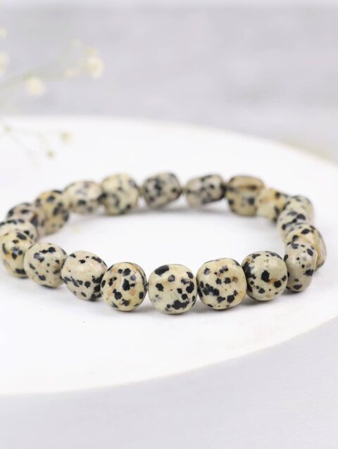 Dalmatian Jasper Tumble Bracelet