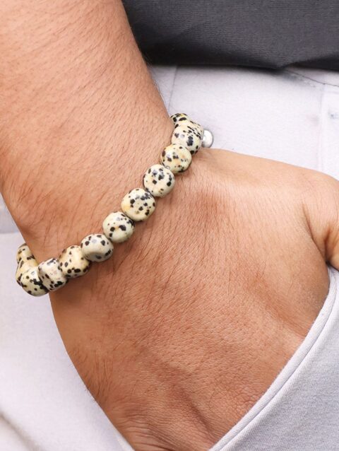 Dalmatian Jasper Tumble Bracelet