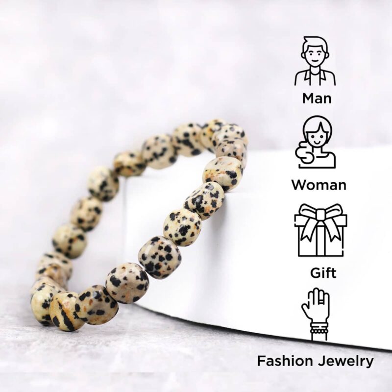 Dalmatian Jasper Tumble Bracelet