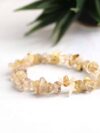 Golden Rutile Chips Stone Bracelet