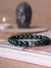 Green Jade Buddha Crystal Bracelet