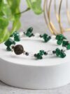 Shop Green Jade Chips Magnetic Lock Bracelet