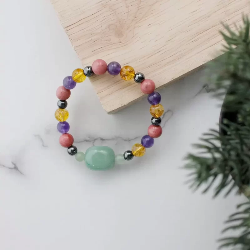 Crystal Beads Health Customize Bracelet