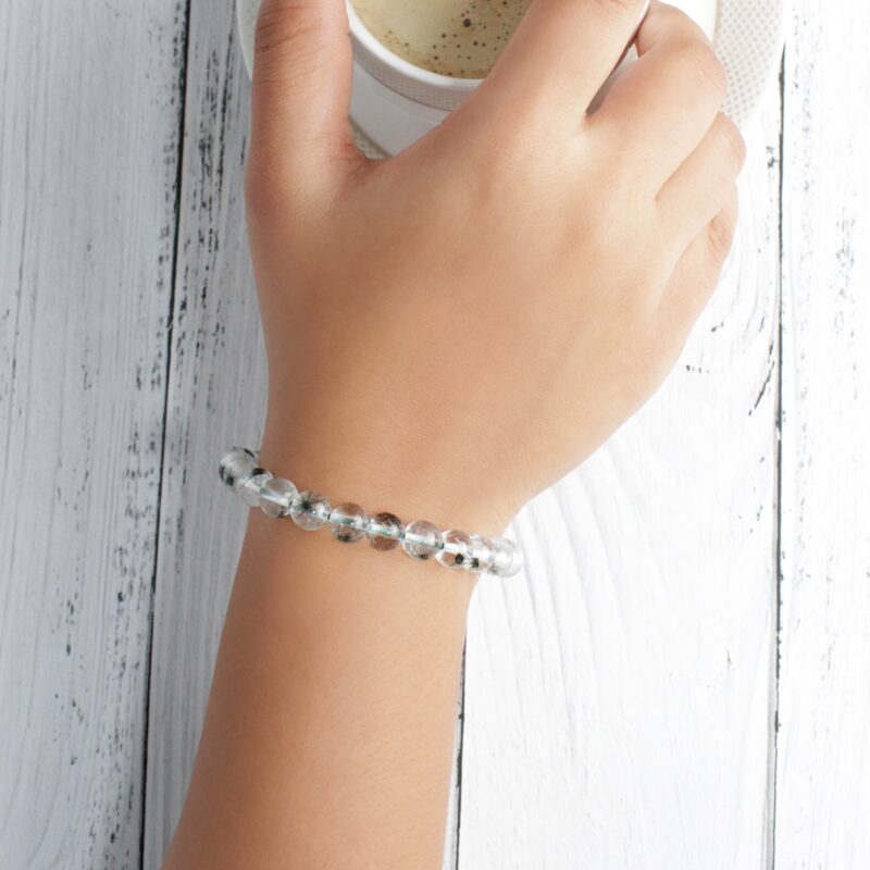 Premium Hollandite Star Burst Quartz Bracelet