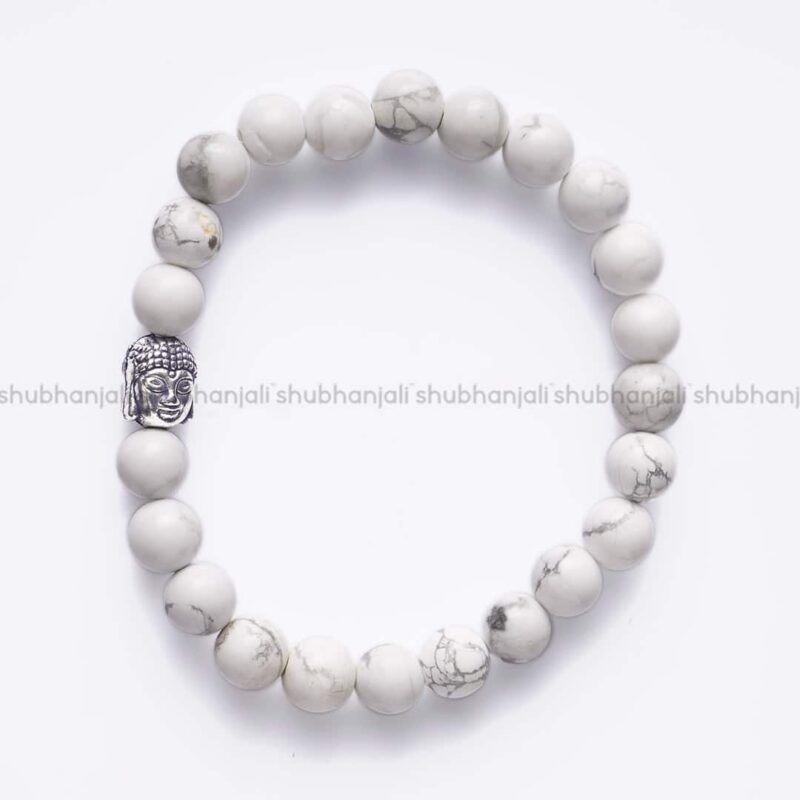 Howlite Buddha Bracelet