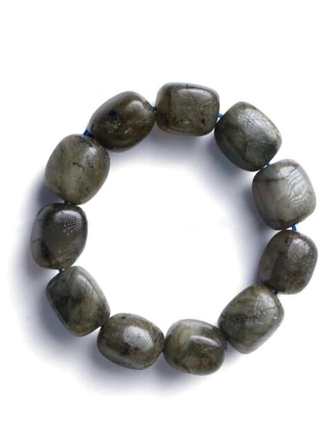 Natural Labradorite Crystal Tumble Bracelet