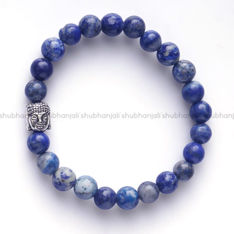 Lapis Lazuli Buddha Crystal Bracelet