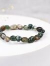 Moss Agate Tumble Bracelet