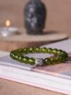 Peridot Buddha Crystal Bracelet