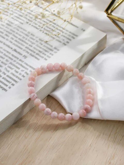 Premium Pink Opal Crystal Bracelet