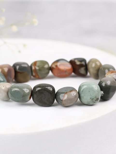 Polychrome Jasper Tumble Bracelet