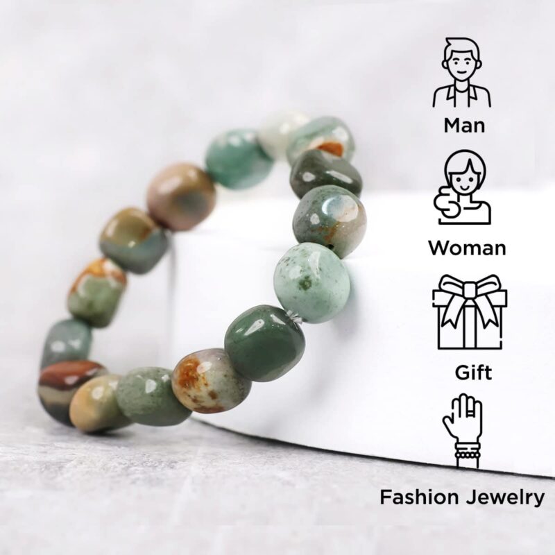 Polychrome Jasper Tumble Bracelet