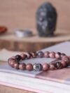 Rhodonite Buddha Crystal Bracelet