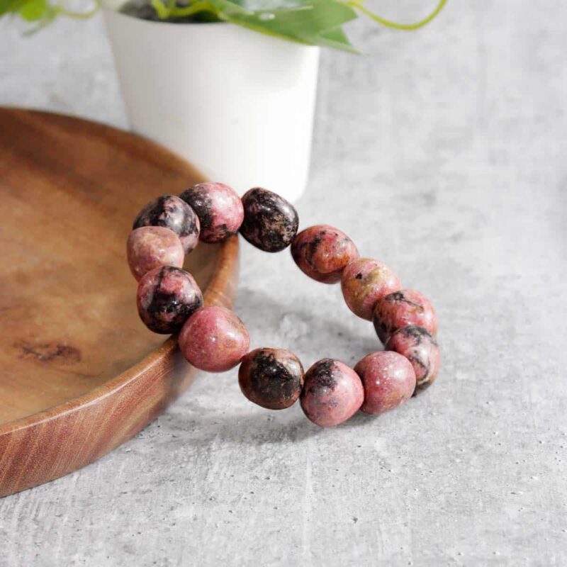 Shop Natural Rhodonite Tumble Bracelet