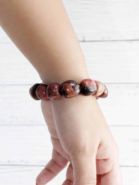 Shop Natural Rhodonite Tumble Bracelet