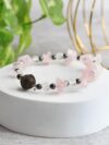 Shop Rose Quartz Chips Magnetic Lock Bracelet