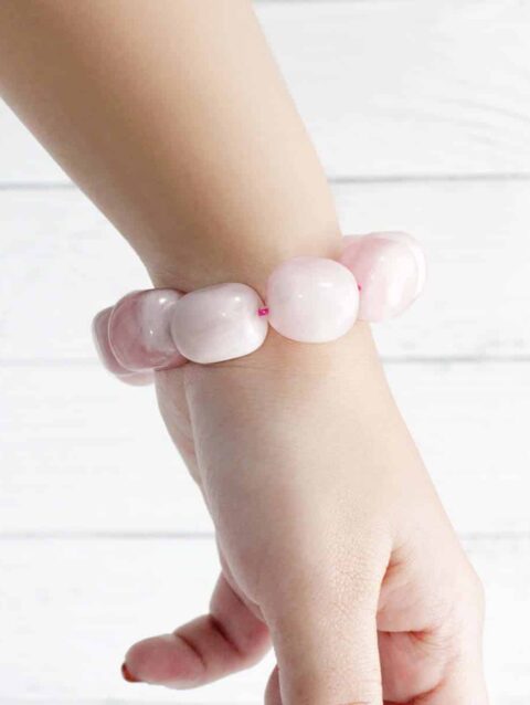 Shop Natural Rose Quartz Crystal Tumble Bracelet