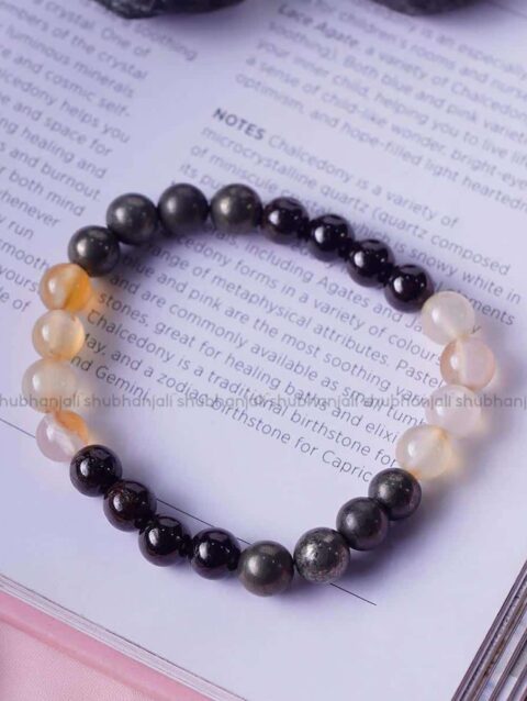 Natural Crystal Beads Sacral Chakra Bracelet