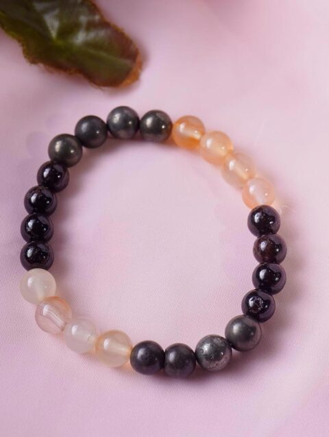 Natural Crystal Beads Sacral Chakra Bracelet