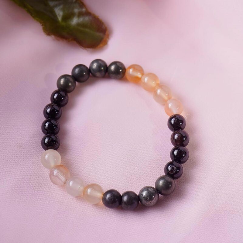 Natural Crystal Beads Sacral Chakra Bracelet