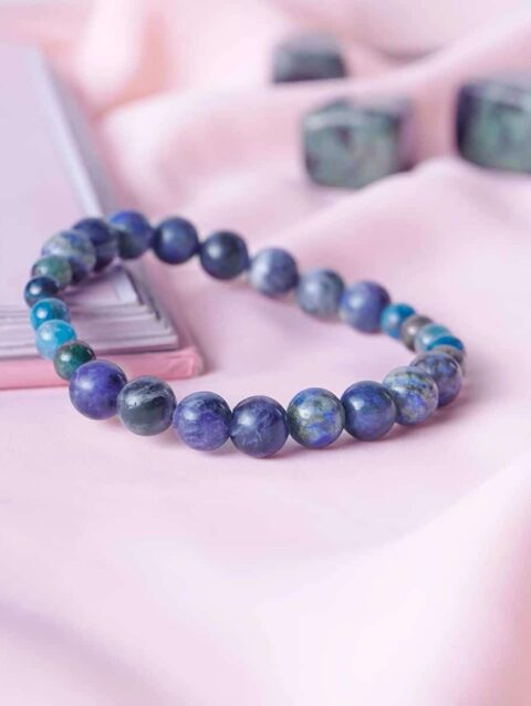 Natural Crystal Beads Third Eye Chakra Bracelet