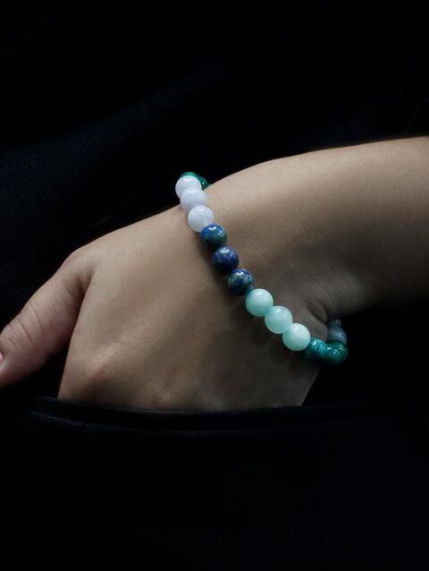 Crystal Beads Thyroid Customize Bracelet