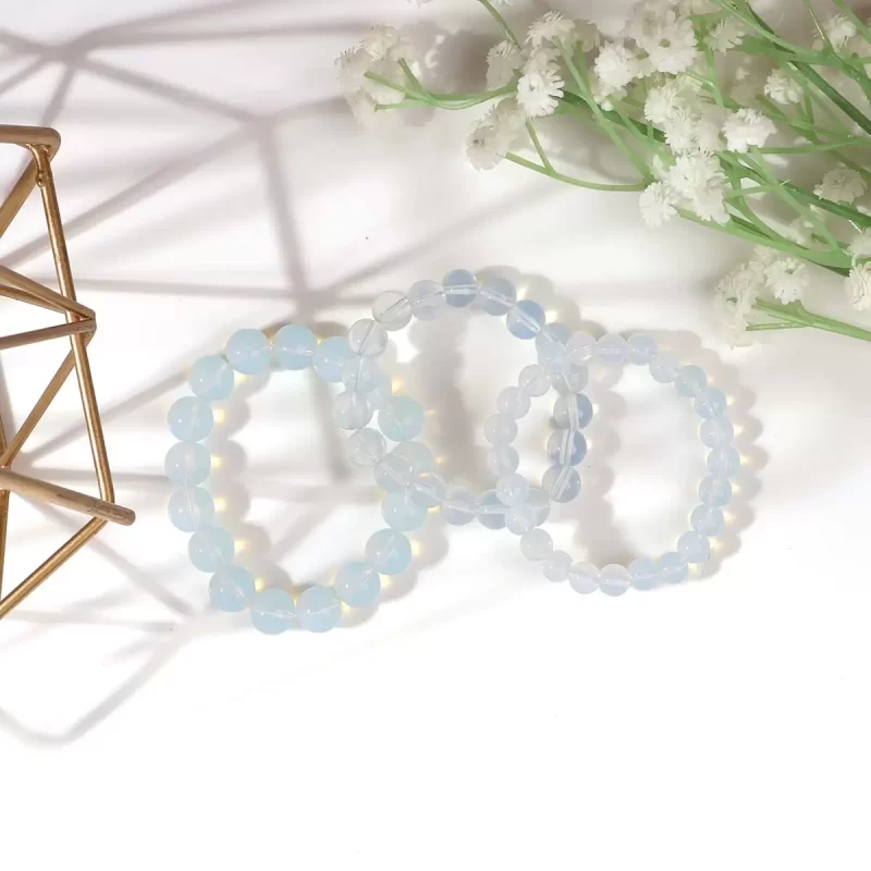 Shop Opalite Bracelet In Round Beads