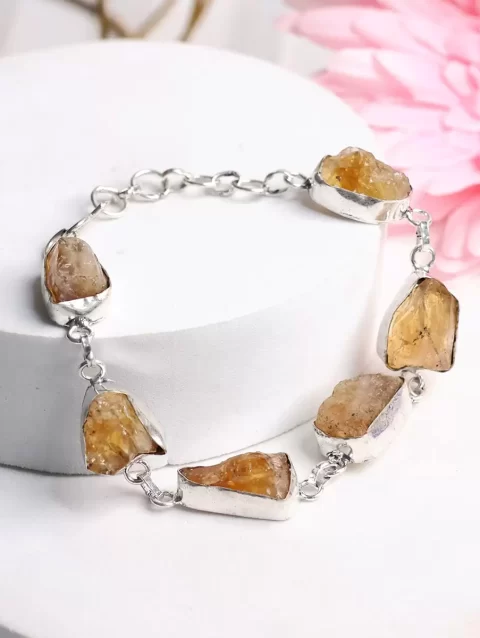 Citrine Raw Bracelet