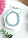 Shop Natural Aquamarine Crystal Thread Bracelet 8mm