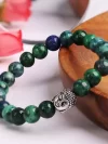 Shop Natural Chrysocolla Buddha Bracelet Charm Bracelet