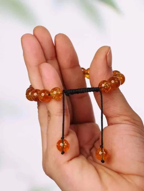 Shop Natural Citrine Crystal Thread Bracelet