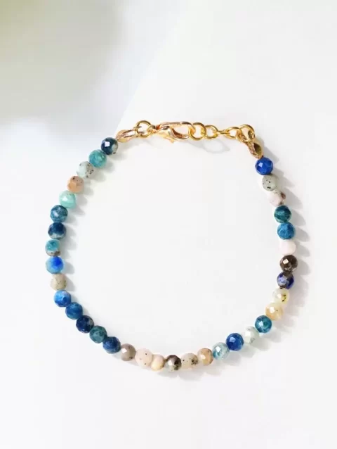 Shop K2 Jasper Bracelet In 4mm Faceted Beads