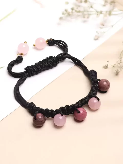 Shop Crystal Beads Knot Thread Bracelet for Love Intention