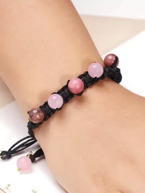 Shop Crystal Beads Knot Thread Bracelet for Love Intention