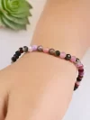 Shop Multi Tourmaline Crystal Bracelet In 4mm Faceted Beads