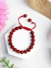 Shop Natural Red Jasper Crystal Thread Bracelet 8mm