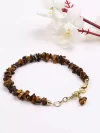 Shop Tiger Eye Crystal Chips Chain Bracelet